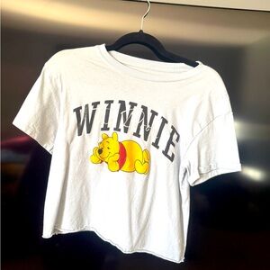 Winnie the Pooh baby blue Crop Top